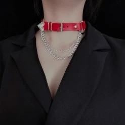 HOT SALE Unzzy Peach Heart Clavicle Chain KF50074