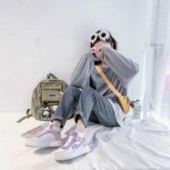 Unzzy HOT SALE ULZZANG High-top Sneakers KF82267 10 Unzzy HOT SALE ULZZANG High-top Sneakers KF82267