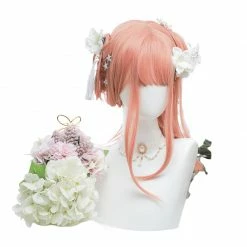 Unzzy Harajuku Style Pink Orange Wig KF81510 HOT SALE