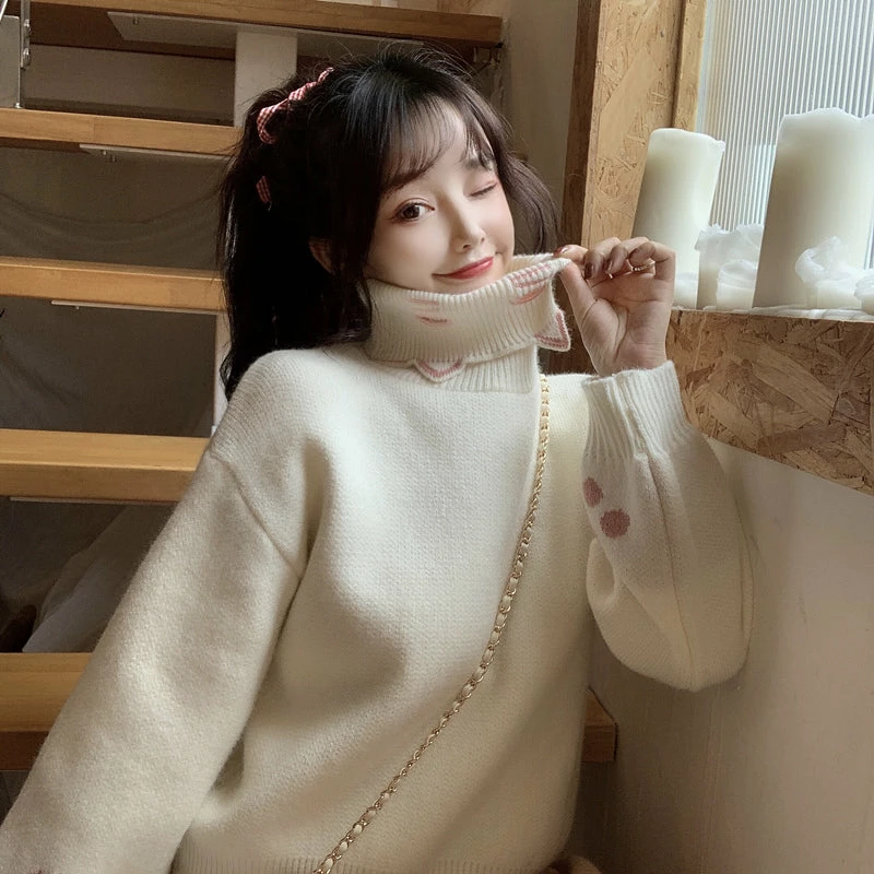 Unzzy Turtleneck Cute Sweater KF82229 HOT SALE 8 Unzzy Turtleneck Cute Sweater KF82229 HOT SALE