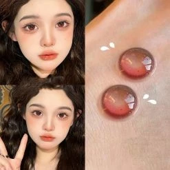 Unzzy Tomato Red Contact Lenses (two Pieces) KF8005 All Contact Lenses