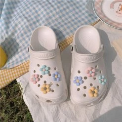 Unzzy HOT SALE Lovely Flowers Slippers KF82198