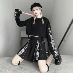 Unzzy Dark Jk Skirt KF82164