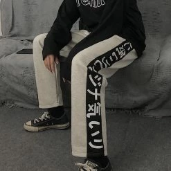 Unzzy HOT SALE Harajuku Plus Velvet Casual Pants KF81021 9 Unzzy HOT SALE Harajuku Plus Velvet Casual Pants KF81021