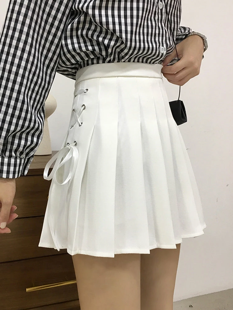 Unzzy Jk Uniform High Waist Skirt KF24046 HOT SALE 6 Unzzy Jk Uniform High Waist Skirt KF24046 HOT SALE