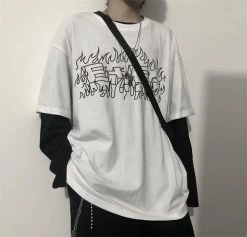 Unzzy Unisex White T-shirt KF90799