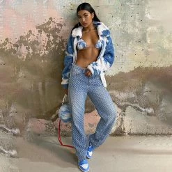 Unzzy Casual Denim Trousers KF81827