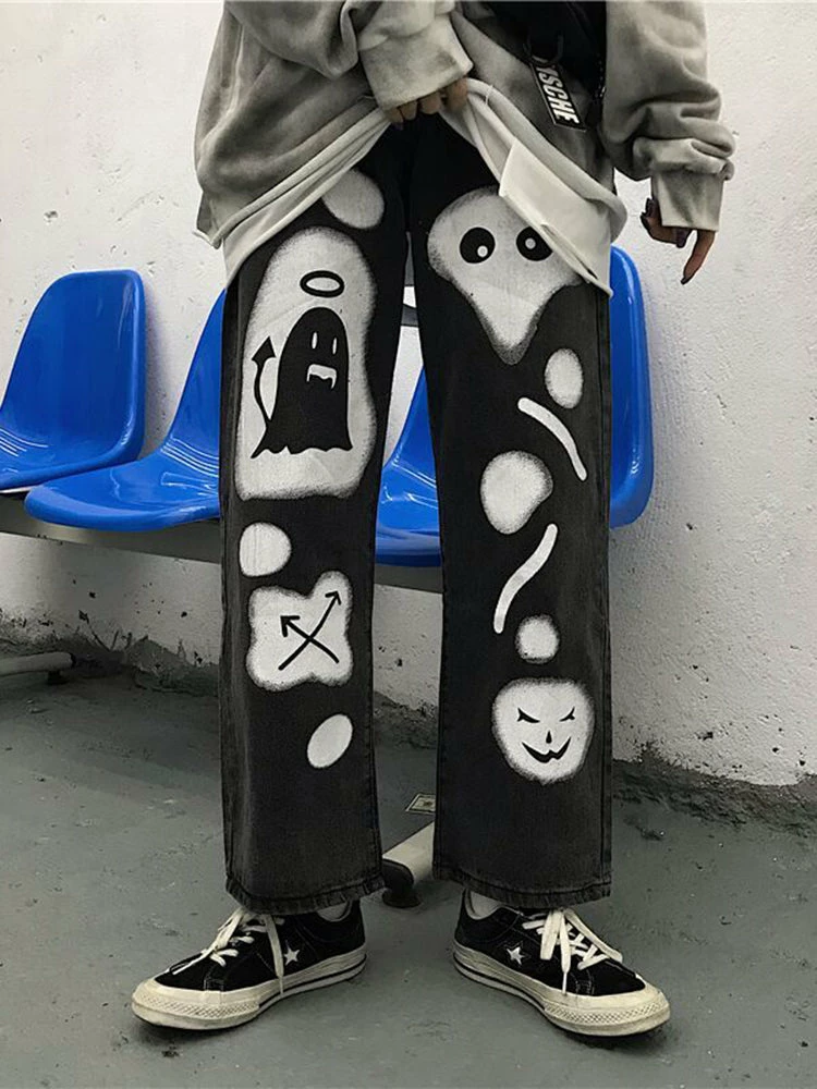 Unzzy Dark Anime Pants KF81168 HOT SALE 6 Unzzy Dark Anime Pants KF81168 HOT SALE