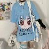 Unzzy HOT SALE Anime Cartoon Short Sleeve KF82221
