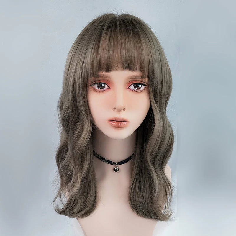 Unzzy BROWN LONG CURLY WIG KF82247 3 Unzzy BROWN LONG CURLY WIG KF82247