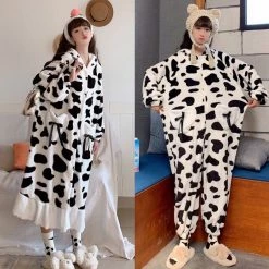 Unzzy Milk Cow Nightdress KF82420 HOT SALE