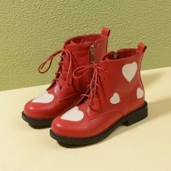 Unzzy HOT SALE Love Print Martin Boots KF81138