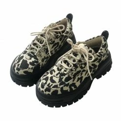 Unzzy Ulzzang Leopard Print Shoes KF81409