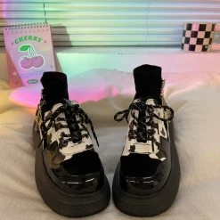 Unzzy Retro All-match Small Leather Shoes KF82708 HOT SALE 7 Unzzy Retro All-match Small Leather Shoes KF82708 HOT SALE