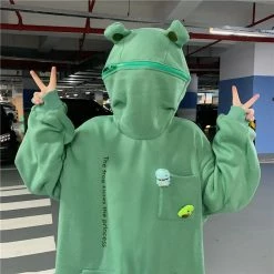 Unzzy Unisex Frog Sweatershirt KF82297