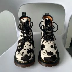 Unzzy Cow Martin Boots KF81547