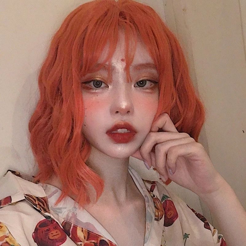 Unzzy Punk Orange Wig KF90170 HOT SALE 8 Unzzy Punk Orange Wig KF90170 HOT SALE