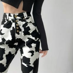 Unzzy HOT SALE Ulzzang Cow Pants KF81927
