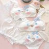 Unzzy Cute White Bra Set KF82532 HOT SALE