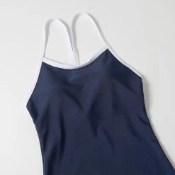 Unzzy HOT SALE Blue Sling One Piece Swimsuit KF82668