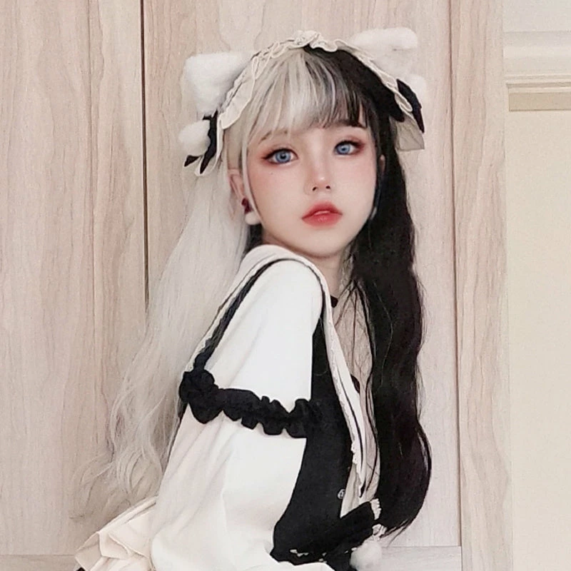 Unzzy HOT SALE Cosplay Mixed Color Long Hair Wig KF82181 1 Unzzy HOT SALE Cosplay Mixed Color Long Hair Wig KF82181