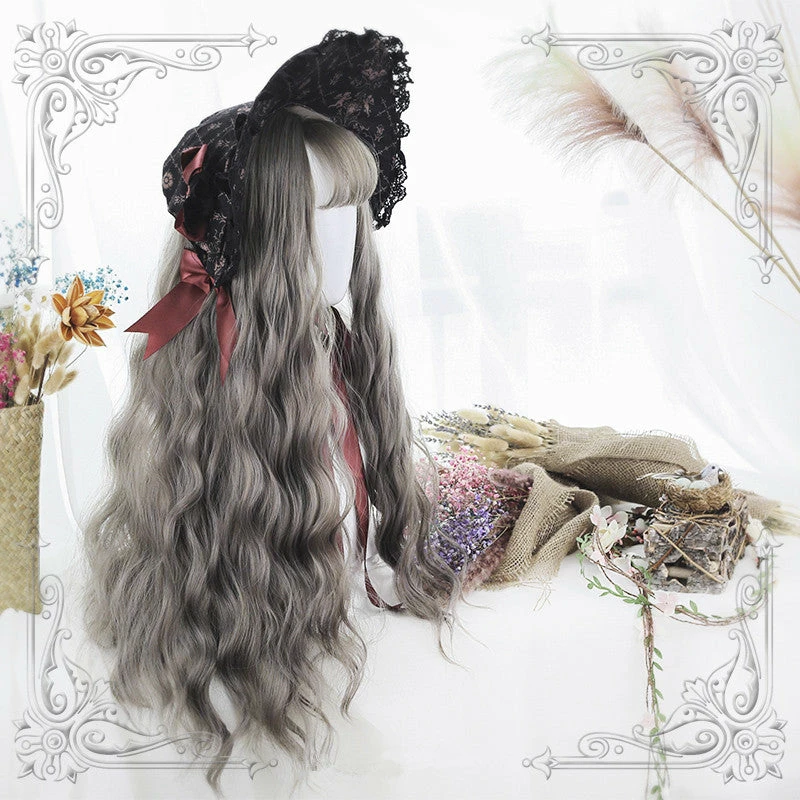 Unzzy Psastel Long Roll Wig KF90735 2 Unzzy Psastel Long Roll Wig KF90735