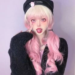 Unzzy Pink Gradient Wig KF81988 HOT SALE 9 Unzzy Pink Gradient Wig KF81988 HOT SALE