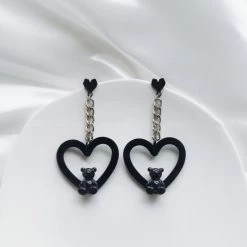 Unzzy Punk/Dark Stud Earrings KF82374