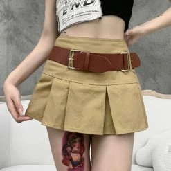 Unzzy HOT SALE Fashion Pleated Skirt KF81999