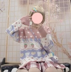 Unzzy Cute Loose Sweater KF82270 HOT SALE