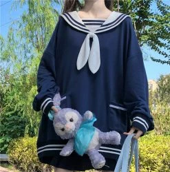 Unzzy HOT SALE Chic Bow Sweater KF9528