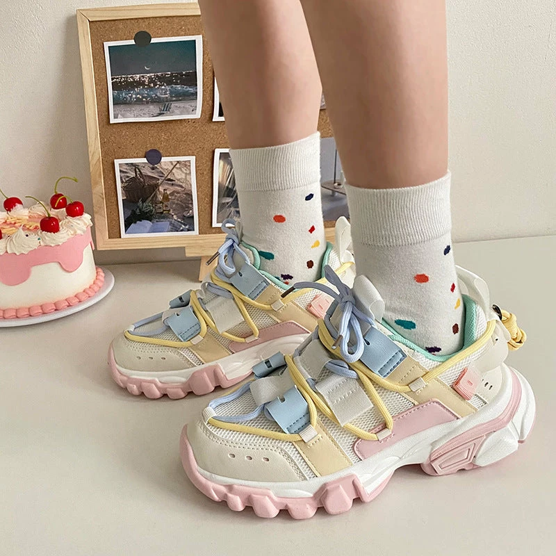 Unzzy Pastel Cute Shoes KF82158 HOT SALE 1 Unzzy Pastel Cute Shoes KF82158 HOT SALE