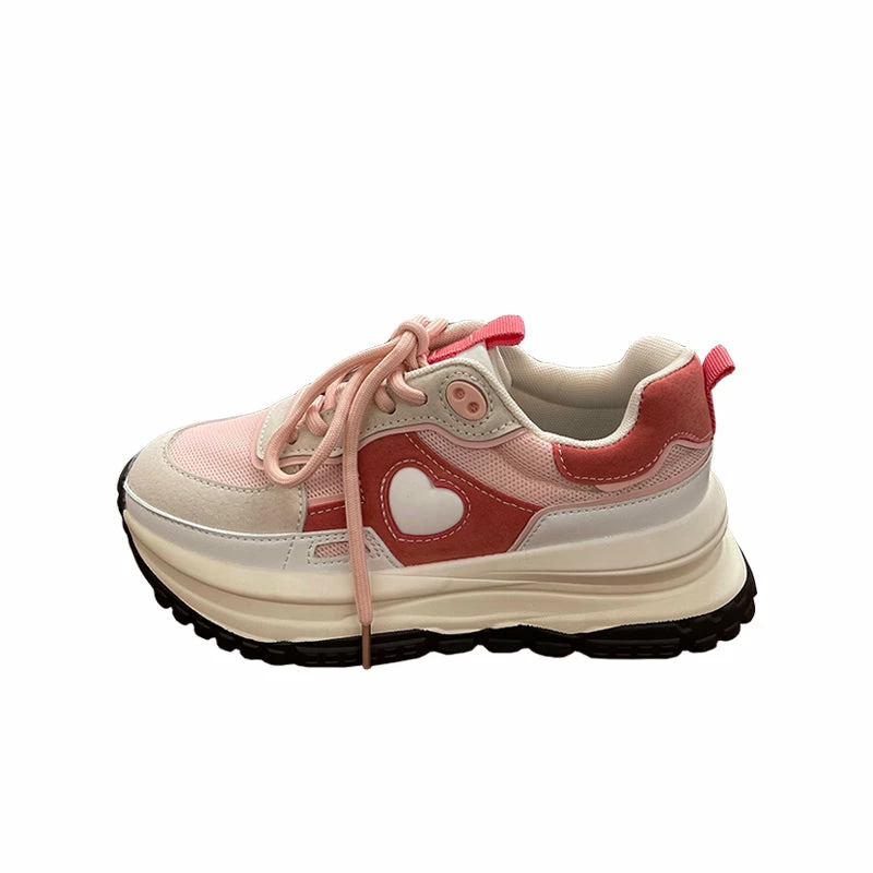 Unzzy HOT SALE Strawberry Pink Sneakers KF82705 5 Unzzy HOT SALE Strawberry Pink Sneakers KF82705