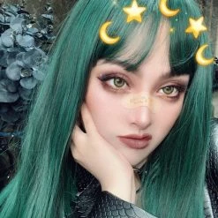 Unzzy Green Long Wig KF82042 HOT SALE