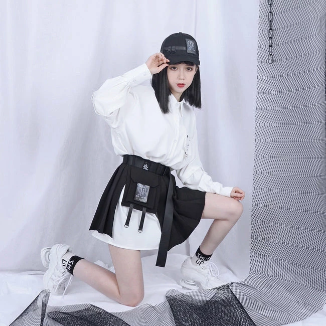 Unzzy Ulzzang Pleated Skirt (without Shirt) KF81278 HOT SALE 1 Unzzy Ulzzang Pleated Skirt (without Shirt) KF81278 HOT SALE