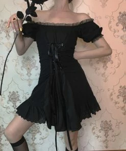Unzzy Punk Dark Dress KF908025 HOT SALE