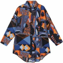 Unzzy HOT SALE Vintage Blue Shirt KF81397 9 Unzzy HOT SALE Vintage Blue Shirt KF81397