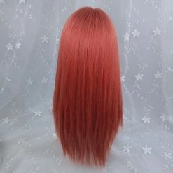 Unzzy HOT SALE Stylish Long Orange Straight Hair KF81065