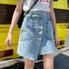Unzzy HOT SALE Chic Denim Skirt KF90350