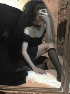 Unzzy Punk Dark Dress KF908025 HOT SALE