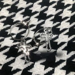 Unzzy Cross Earrings KF90403 HOT SALE