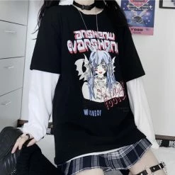 HOT SALE Unzzy Anime Print Long Sleeve KF50091