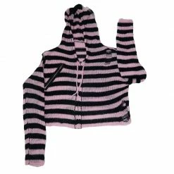 Unzzy Ulzzang Striped Cardigan KF82602 HOT SALE