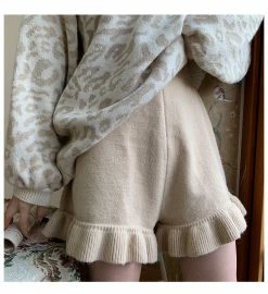 Unzzy Chic Knitted Shorts KF81554 HOT SALE