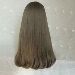 Unzzy Grey Long Roll Wig KF9617