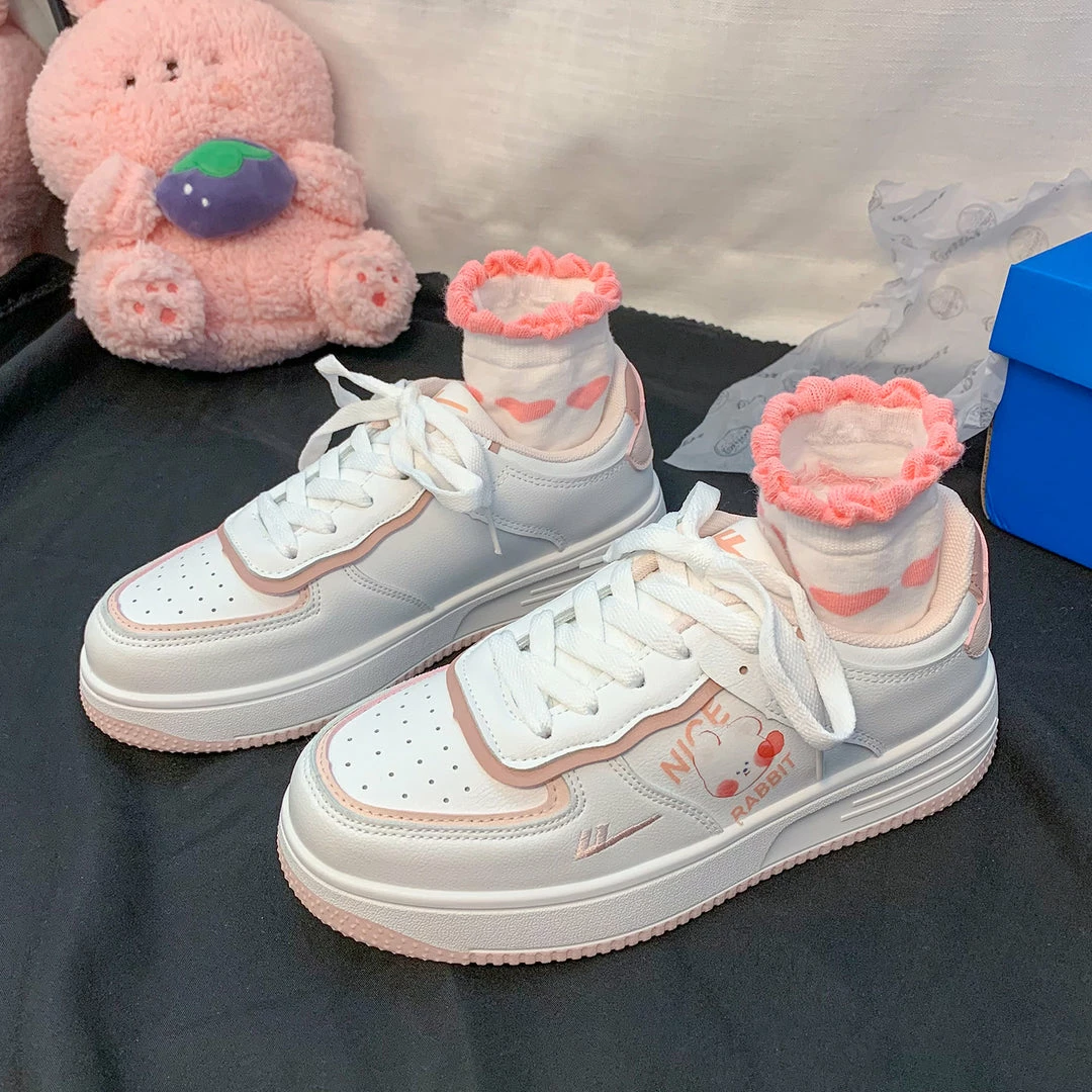 Unzzy HOT SALE Harajuku White Shoes KF30281 1 Unzzy HOT SALE Harajuku White Shoes KF30281