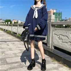 Unzzy HOT SALE Chic Bow Sweater KF9528