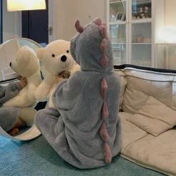 Unzzy Blue Cartoon Nightgown KF82419