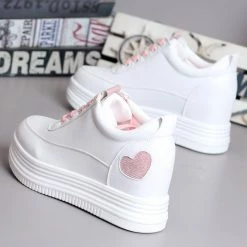 Kfashionstyle White Platform High Top Sneakers KF30007 HOT SALE