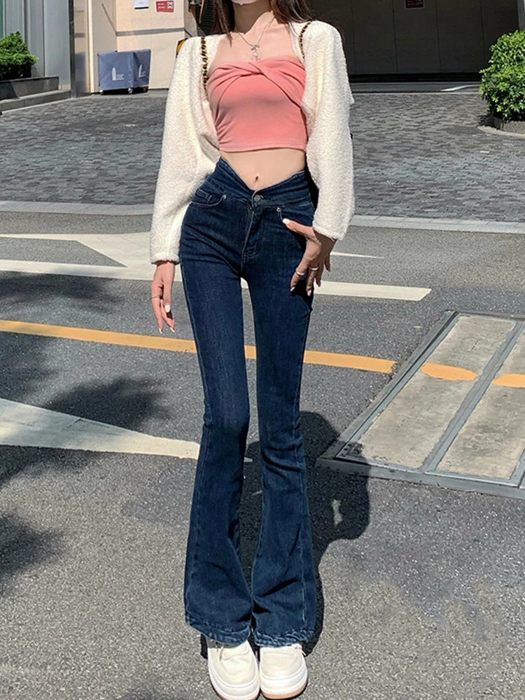 Unzzy Flared Jeans KF82578 HOT SALE 6 Unzzy Flared Jeans KF82578 HOT SALE